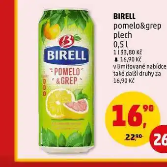 Penny Market Birell pomelo &grep birell, 0,5 l nabídka