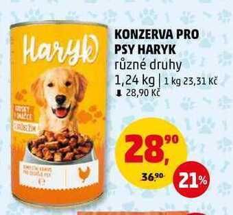 Penny Market Konzerva pro psy haryk, 1,24 kg nabídka