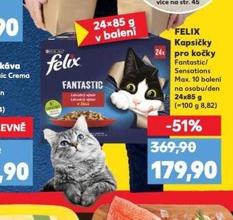 Kaufland Felix kapsičky pro kočky nabídka