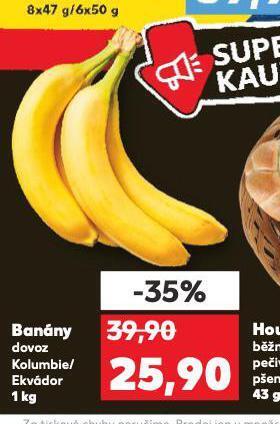 Kaufland Banány nabídka