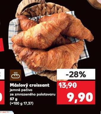 Kaufland Máslový croissant nabídka