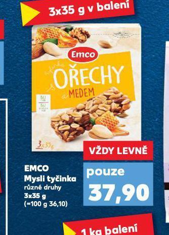 Kaufland Emco mysli tyčinka nabídka