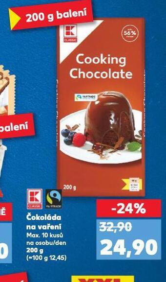 Čokoláda na vaření