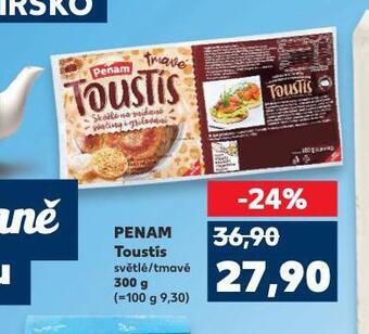 Kaufland Penam toustis nabídka