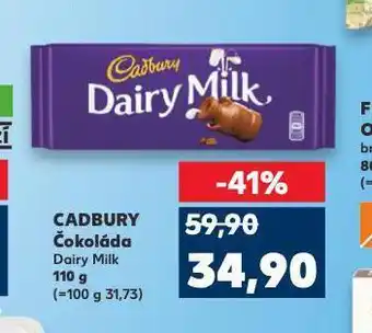 Kaufland Cadbury čokoláda nabídka