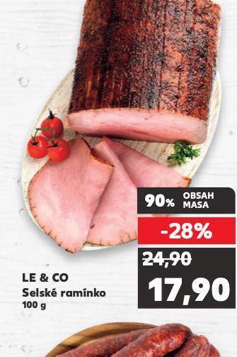 Kaufland Le & co selské ramínko nabídka