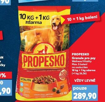 Kaufland Propesko granule pro psy nabídka