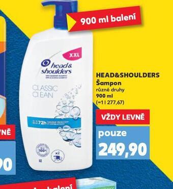 Kaufland Head&shoulders šampon nabídka