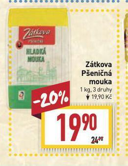 Billa Zátkova pšeničná mouka nabídka