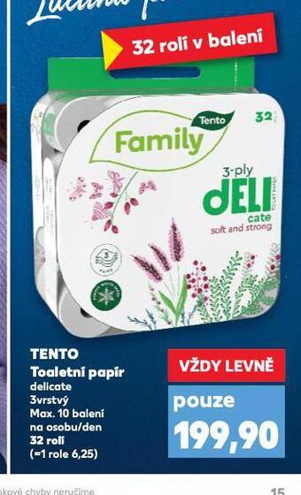 Kaufland Tento toaletní papír nabídka