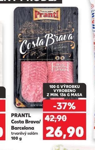 Kaufland Prantl costa brava / barcelona nabídka