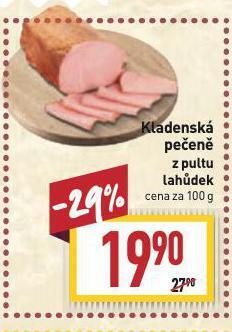 Billa Kladenská pečeně nabídka