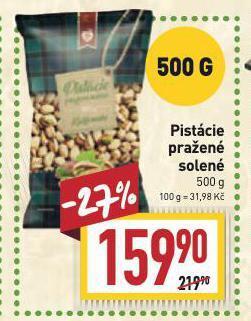 Billa Pistácie pražené nabídka