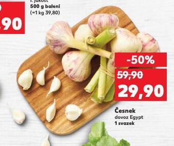 Kaufland Česnek nabídka