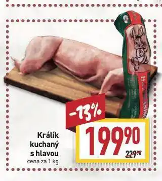 Billa Králík kuchaný s hlavou nabídka