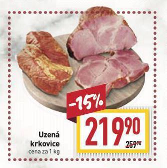 Billa Uzená krkovice nabídka