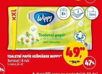 Penny Market Toaletní papír wippy nabídka