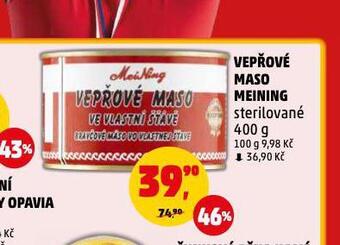 Penny Market Vepřové maso meining nabídka