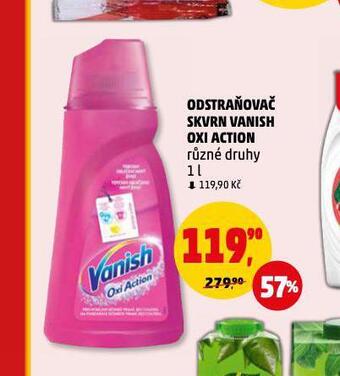 Penny Market Odstraňovač skvrn vanish oxi action nabídka