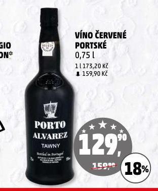 Penny Market Víno červené portské nabídka