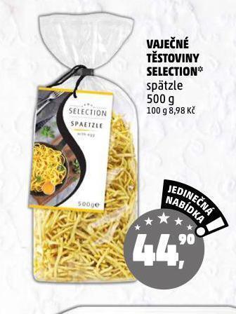 Penny Market Vaječné těstoviny selection nabídka