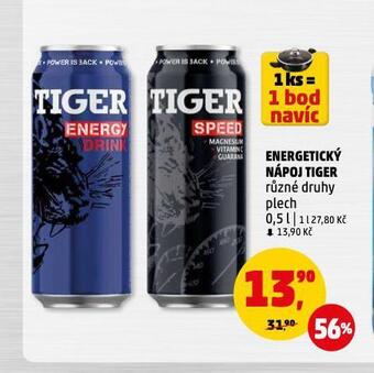 Penny Market Energetický nápoj tiger nabídka
