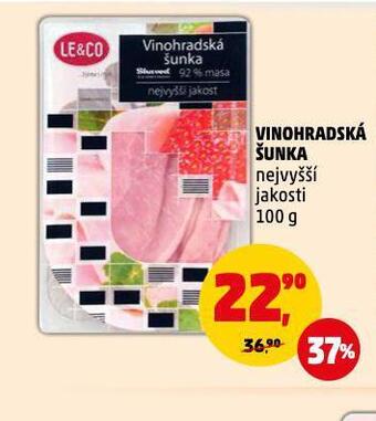 Penny Market Vinohradská šunka nabídka