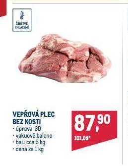 Makro Vepřová plec bez kosti nabídka