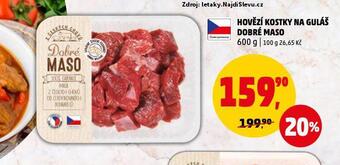 Penny Market Hovězí kostky na guláš nabídka