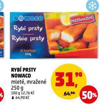 Penny Market Rybí prsty nowaco nabídka