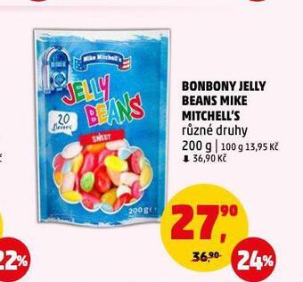 Penny Market Bonbony jelly beans mike mitchell's nabídka