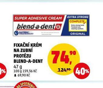Penny Market Blend a dent fixační krém na zubní náhradu nabídka