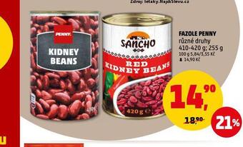Penny Market Fazole nabídka