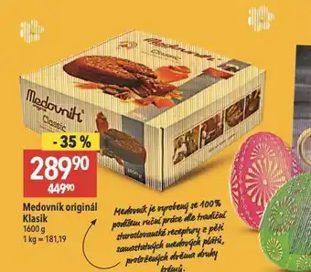 Globus Medovník originál klasik nabídka