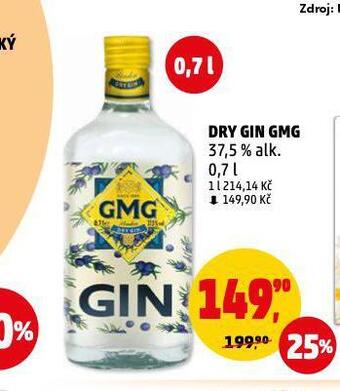 Penny Market Dry gin gmg nabídka