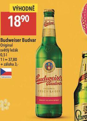 Globus Pivo budweiser budvar original nabídka