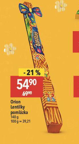Globus Orion lentilky pomlázka nabídka