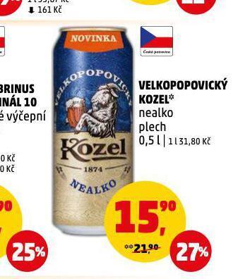Penny Market Pivo velkopopovický kozel nealko nabídka