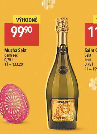 Globus Mucha sekt nabídka