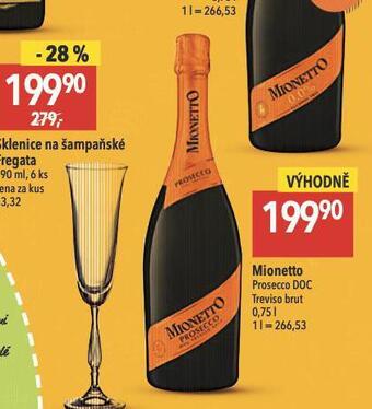 Globus Mionetto prosecco doc treviso brut nabídka