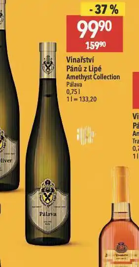 Vinařství pánů z lipé amethyst collection pálava