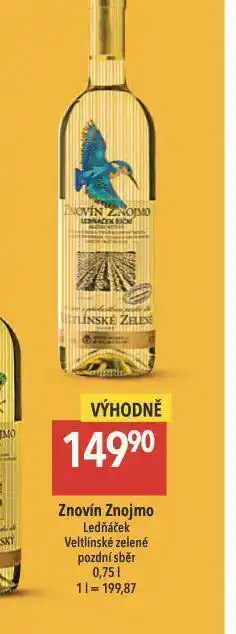 Globus Znovín znojmo ledňáček veltínské zelené nabídka
