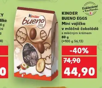 Kinder bueno eggs mini vajíčka v mléčné čokoládě