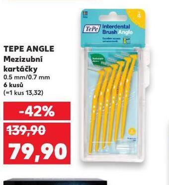 Kaufland Tepe angle mezizubní kartáčky nabídka