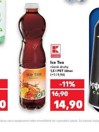 Kaufland Ice tea nabídka