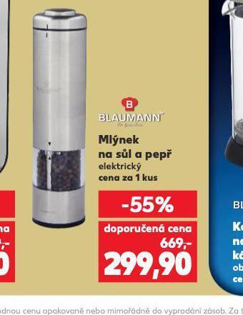 Kaufland Mlýnek na sůl a pepř nabídka