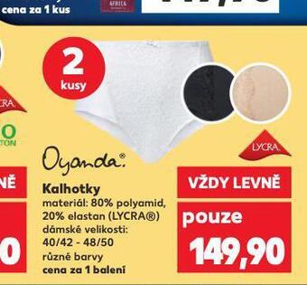 Kaufland Kalhotky nabídka