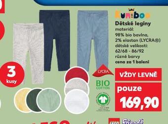 Kaufland Dětské legíny nabídka