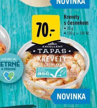 Albert Krevety s česnekem nabídka