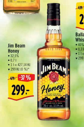 Albert Jim beam honey nabídka